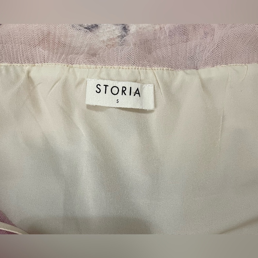Storia Ruffle Tulle Dress Size Small - Picture 6 of 8